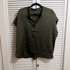 Banana Republic Olive Green Blouse